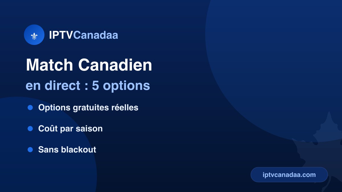 Match canadien en direct — toutes les options pour regarder les Canadiens de Montréal en 2026